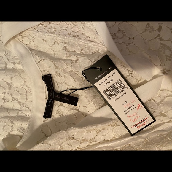 White lace Harlow BCBG dress S - Picture 9 of 11